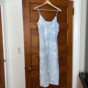 Lacausa, tie-dyed slip dress. Size M